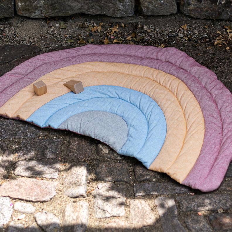 Regenbogen Spielmatte & Krabbeldecke – Nähanleitung image number 3