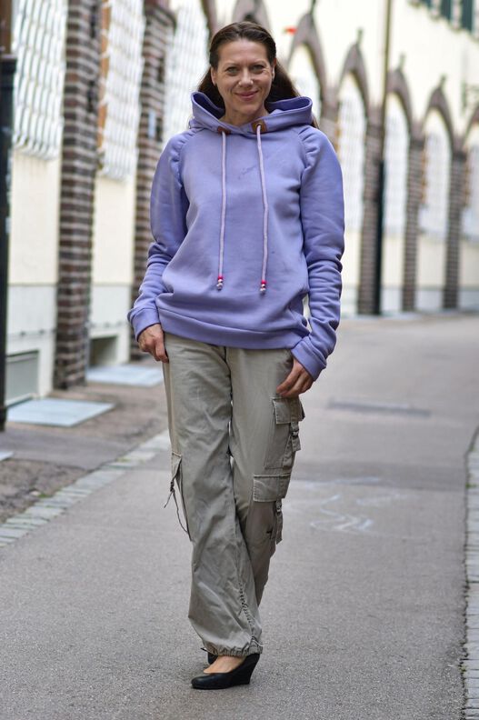 Hoodie EBERN Gr. 34-56 + gratis Plottdatei  Schnittmuster image number 9