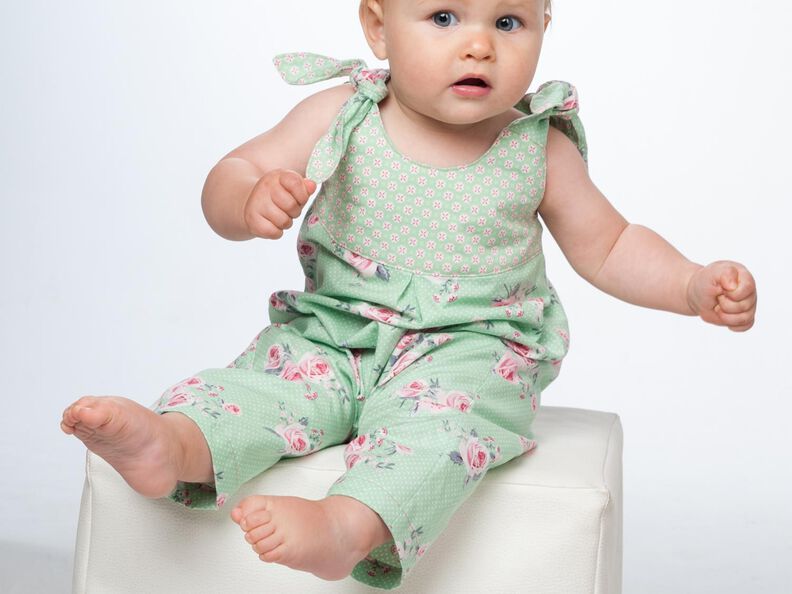 LUNA Baby Overall Schnittmuster für Mädchen + Junge image number 9