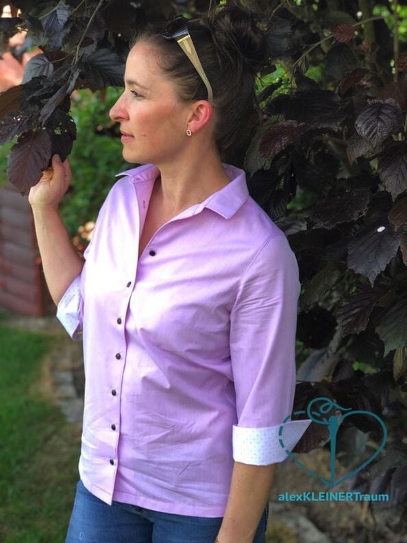 Ebook Damen Hemdbluse& Kleid Camisa *mit A0-Datei + Video* image number 4