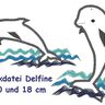 Stickdatei Delfin Delphine thumbnail number 1