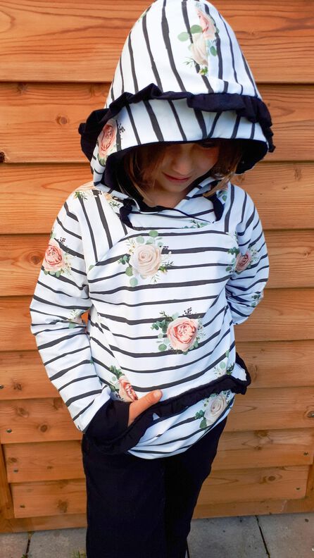 BEAMER + A0 lovely hoodie Kids&Teens 104-158 Pullover Kapuze image number 10