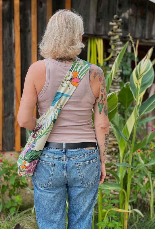 Großer Shopper SACO Umhängebeutel, Tasche mit breitem Träger image number 6