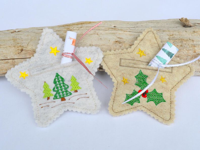 ITH Stickdatei Weihnachten 4er SET 13x13cm image number 6