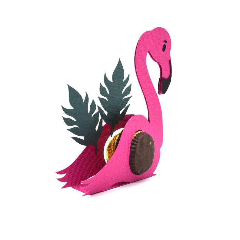 Plotterdatei Flamingo zum Befüllen für Schokokugel Lolli image number 5