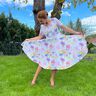 Kleid La Gazza Gr.32-54 inkl. Ebenen und Beamerdatei thumbnail number 6