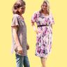 Kleid Tunika gerundeter Saum + Taschen SINAR ♥ Gr. 34-56 thumbnail number 1