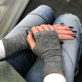 Pulswärmer, fingerlose Handschuhe LUVA Schnittmuster