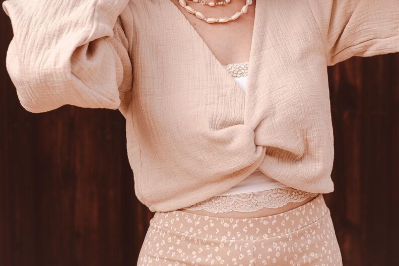  Musselin Bluse Boho | Delilah | Schnittmuster & Anleitung   image number 6