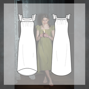 Nachthemd &bdquo;Nuage&ldquo; (Gr. 34 &ndash; 48), Schnittmuster EBOOK