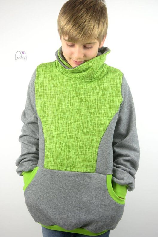 Männer - Hoodie TIM XS - XXXL Kragen + Kapuze image number 3