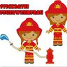 Feuerwehr Frau / Mädchen Stickdatei thumbnail number 3