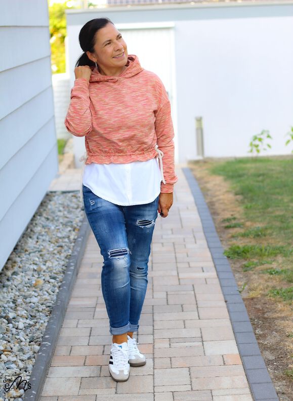 Hoodie ELLGAU Gr. 34-56 + Video Ebook Schnittmuster image number 10