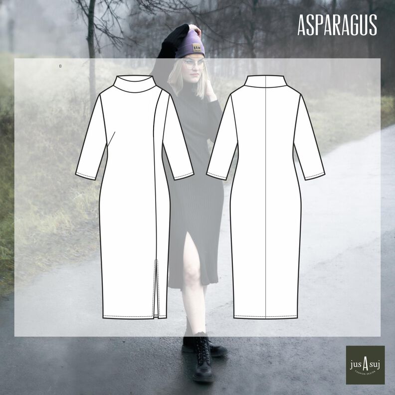 Kleid „Asparagus“ (Gr. 34 – 48), Schnittmuster EBOOK image number 3