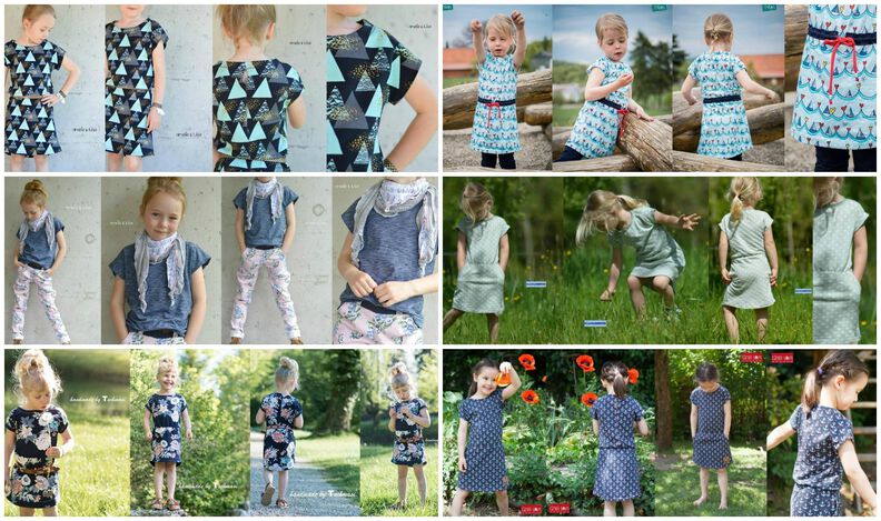 Kleid/Shirt Kinder Schnittmuster Gr. 74-128 -meine HELVI #24 image number 9
