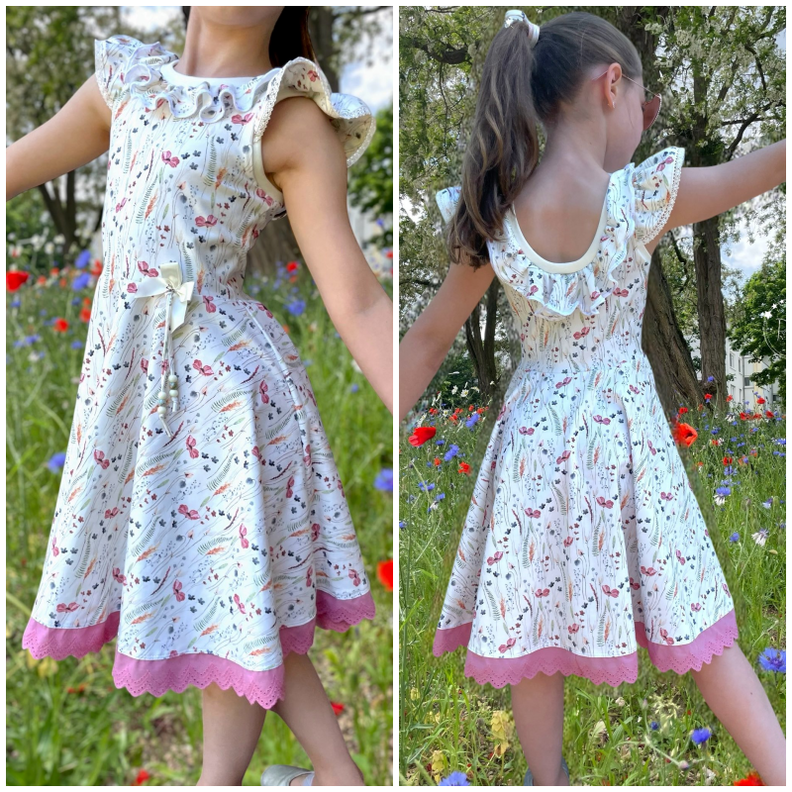 Baylee Oberteil & Kleid Gr. 80 bis 152 image number 4