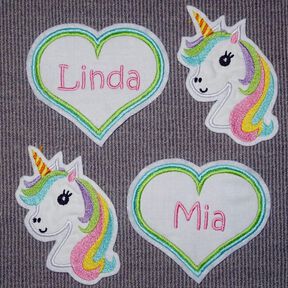 Stickdatei Herz Buttons Rahmen doppelter Rand 17 Gr. 