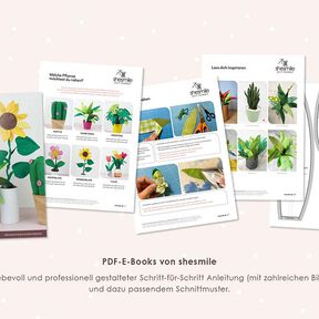 Zimmerpflanzen Frieda Flower (Nähanleitung & Schnittmuster)
