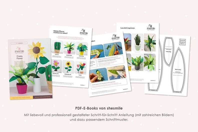 Zimmerpflanzen Frieda Flower (Nähanleitung & Schnittmuster) image number 2