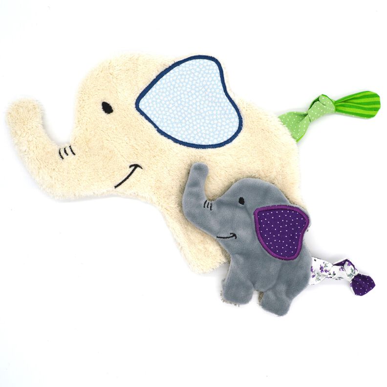 Stickdatei Elefant ITH Kuscheltier in mehreren Größen image number 6
