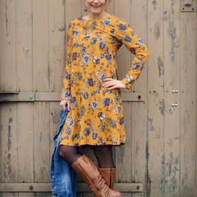 Kleid/Bluse Damen - Schnittmuster Gr. 32-54 - meine AVA #55
