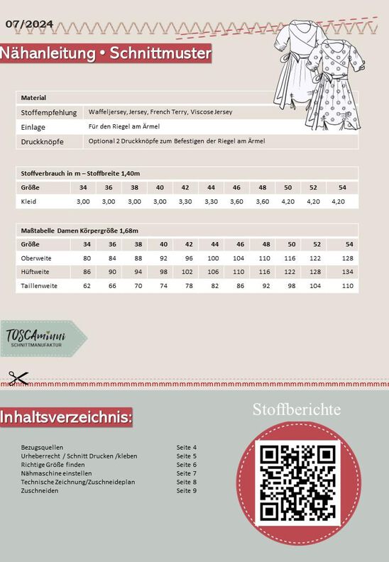 Schnittmuster Kleid Anastasia | Wickelkleid | Kleid A-Linie  image number 9