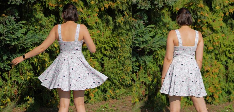 Kleid Laura Trägerkleid mit Tellerrock nähen Gr. 32-48 image number 4