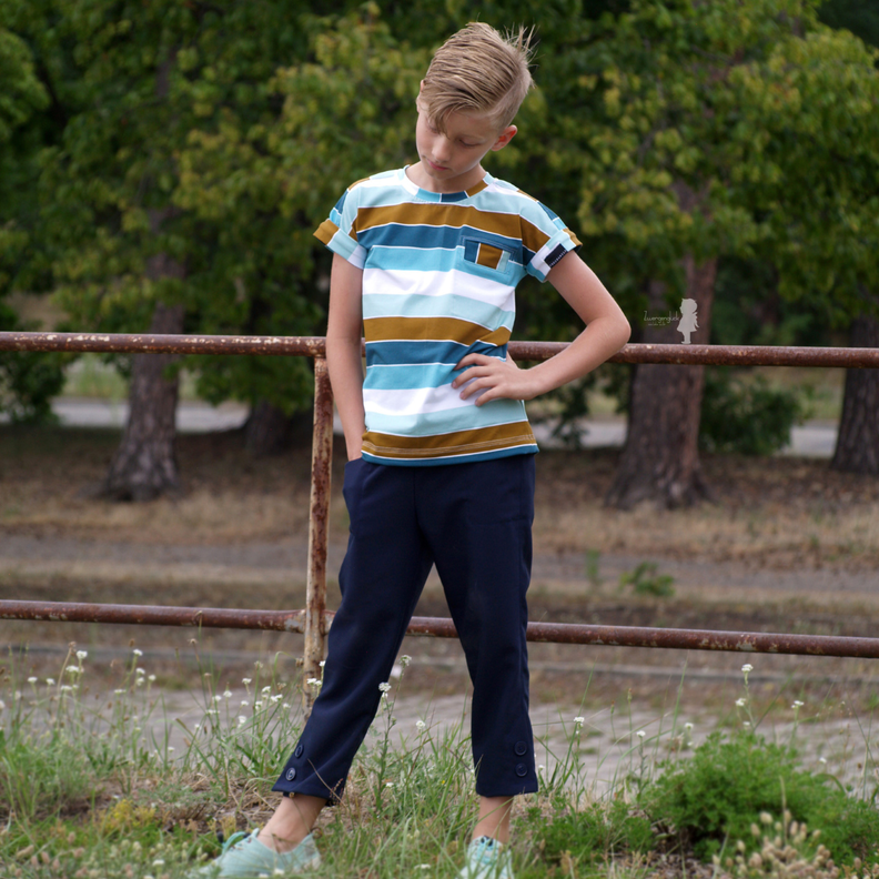 Schnittmuster 7/8-Hose Lausejunge 80-164 image number 6