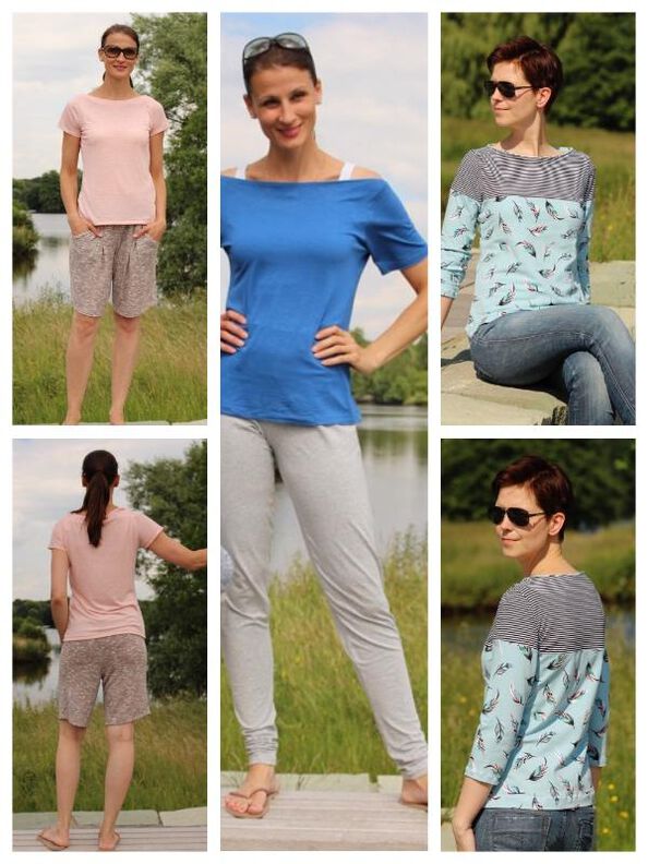 Shirt "SUE", Schnittmuster Gr. 158 - Damengr 46  2 Varianten image number 3
