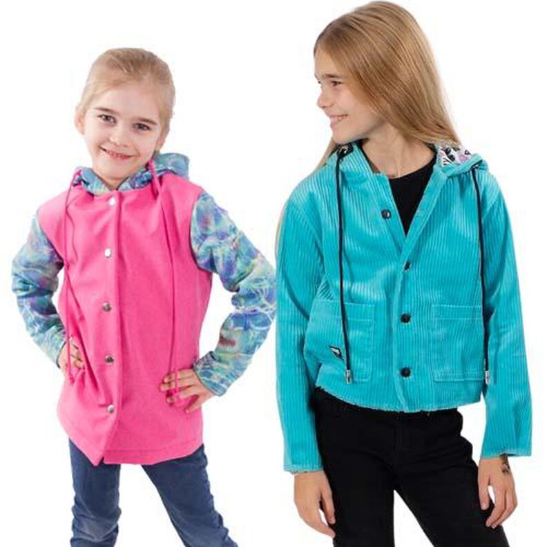Jacke mit Beleg oder Wendejacke "Henriette", Gr. 110 - 152 image number 1