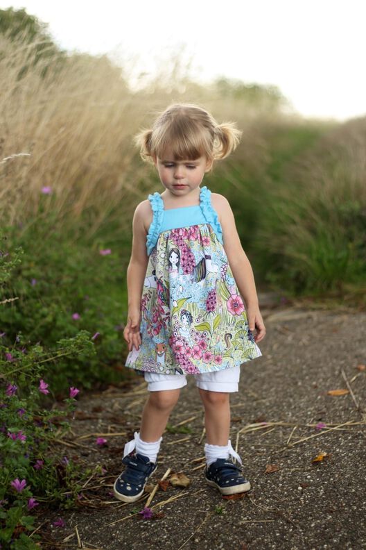 Ruffled Strap Dress - Gr. 86 - 164 image number 7