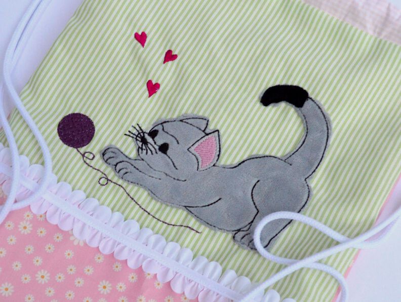 Stickdatei Katze Kimba 13x18cm  image number 5