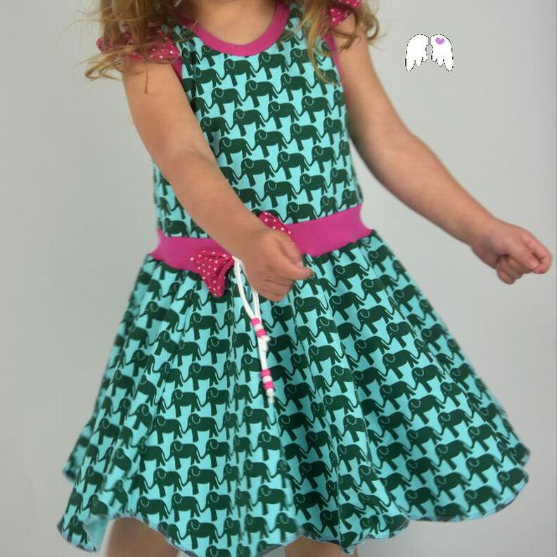 Sommerkleid FLOWER ELVES 62 - 164 + Plott image number 1