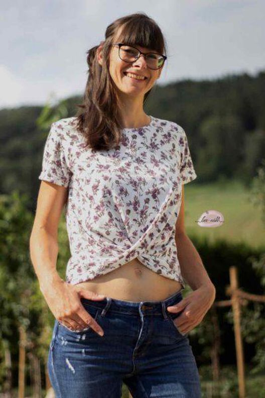 Knotenshirt "ANIKO" Nähanleitung & Schnitt Gr. 158 - 46 image number 5