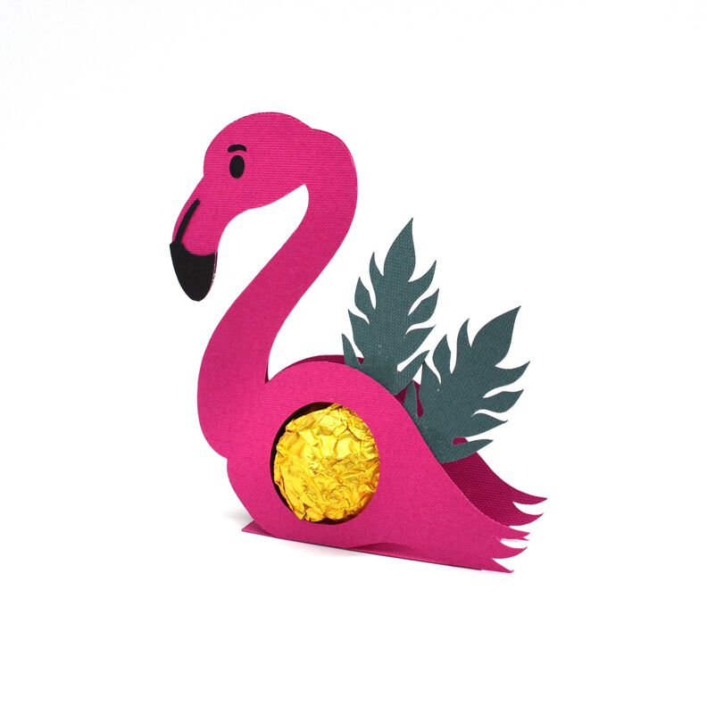 Plotterdatei Flamingo zum Befüllen für Schokokugel Lolli image number 6