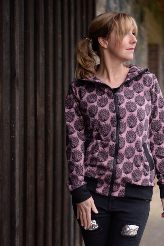 Sweatjacke Miss Co(o)llege - Nähanleitung und Schnittmuster image number 3