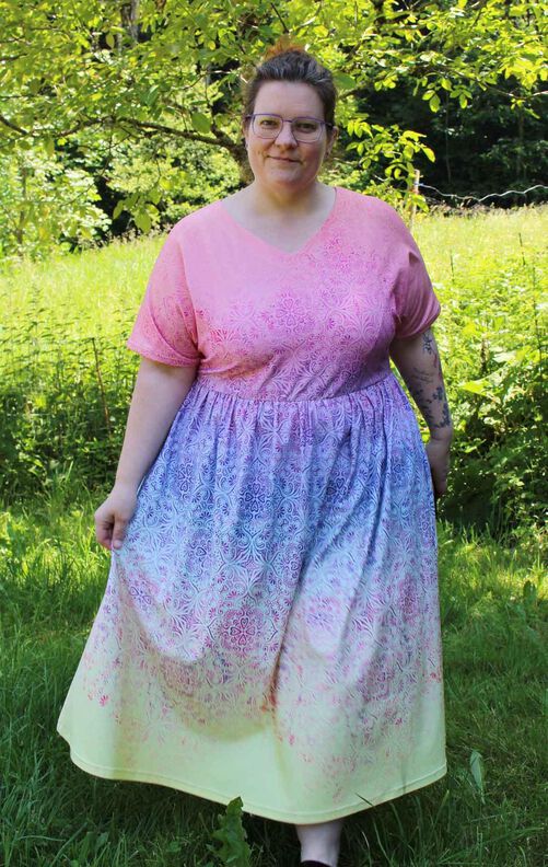 Jerseykleid mit Halsausschnittvarianten SERRA (34-60) image number 8
