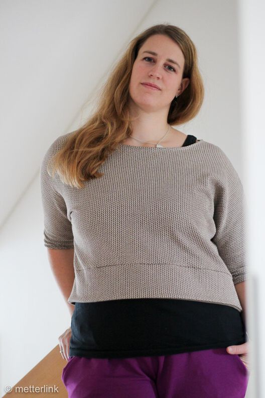 Pinia Cropped Add-On: Kurzpulli für Damen, Gr. 32 – 54 image number 5