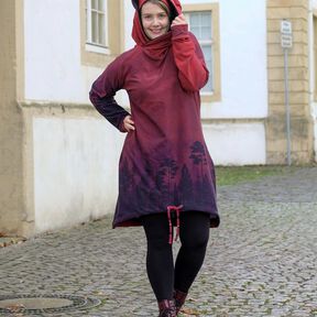 Hoodiekleid Lovisa  in den Gr. 34 - 50