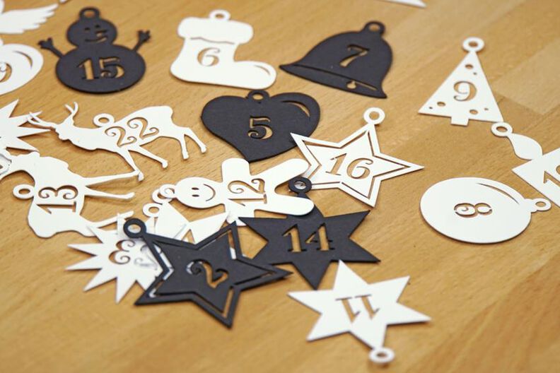Plotterdatei Adventskalender (DXF, SVG, PNG, JPG) image number 6