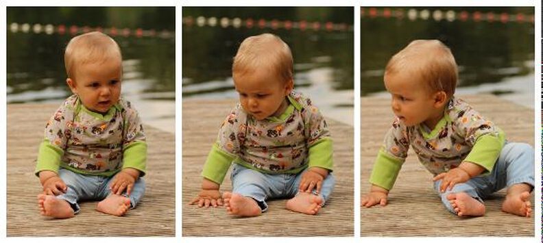 Baby Shirt mit Unisex"Elias", Schnittmuster Gr. 50-74 image number 3
