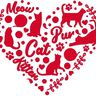 Katzen Liebe Silhouette - Stickdatei - mit Herz thumbnail number 4