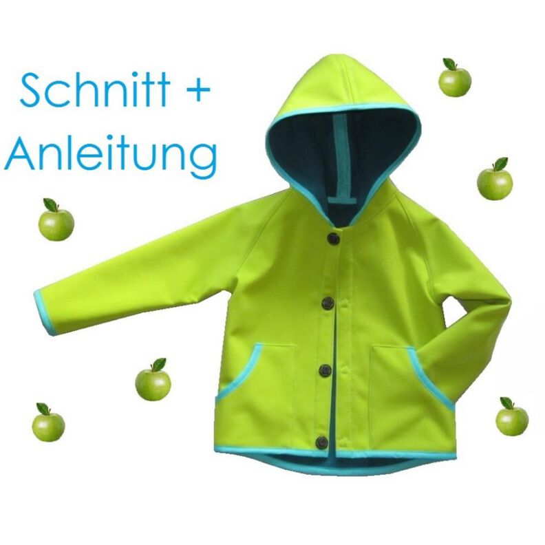 Schnitt + Anleitung Kapuzenjacke Hoody 80-140 image number 1