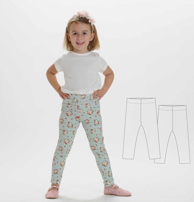 ENNA Leggings Schnittmuster für Mädchen bis 11 Jahre image number 7
