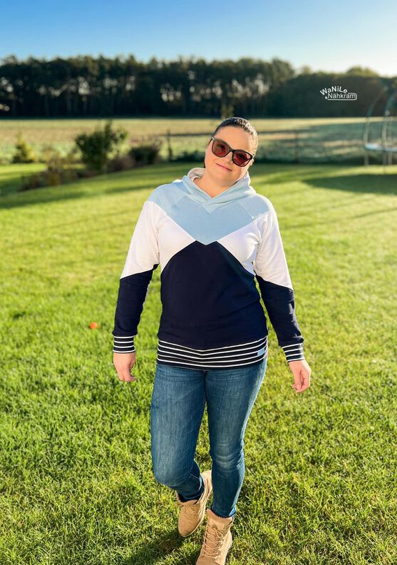 Hoodie/Hoodiekleid ALIMONDA Gr. 34-54 Ebook Schnittmuster image number 9