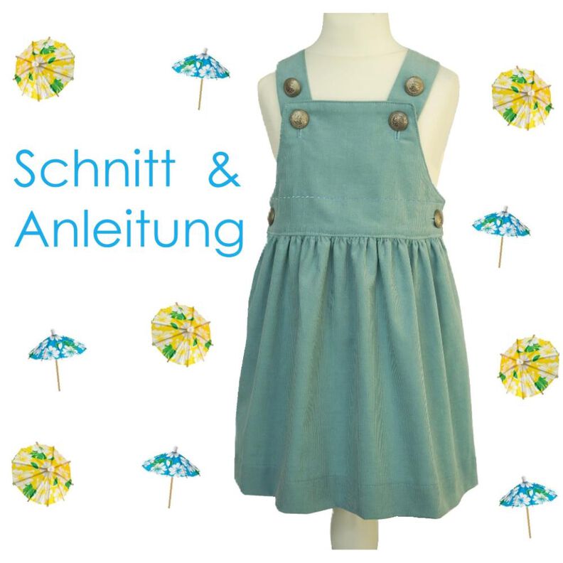 Schnitt und Nähanleitung Latzkleid Gr.68 bis140 image number 1