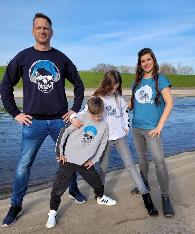lovely family oversized hoodie Kinder & Damen & Herren image number 7