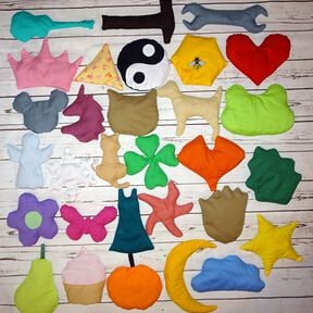 Kissen SET n&auml;hen 2 Gr. alle 30 Motive 