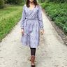 schwingendes Wickelkleid SOPHIA Größe 34 - 52 (XS - XXXL) thumbnail number 2