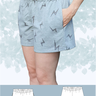 Lockere Damen Shorts „Alex“ mit Gummizug Gr. 34-50, A4+A0 thumbnail number 6
